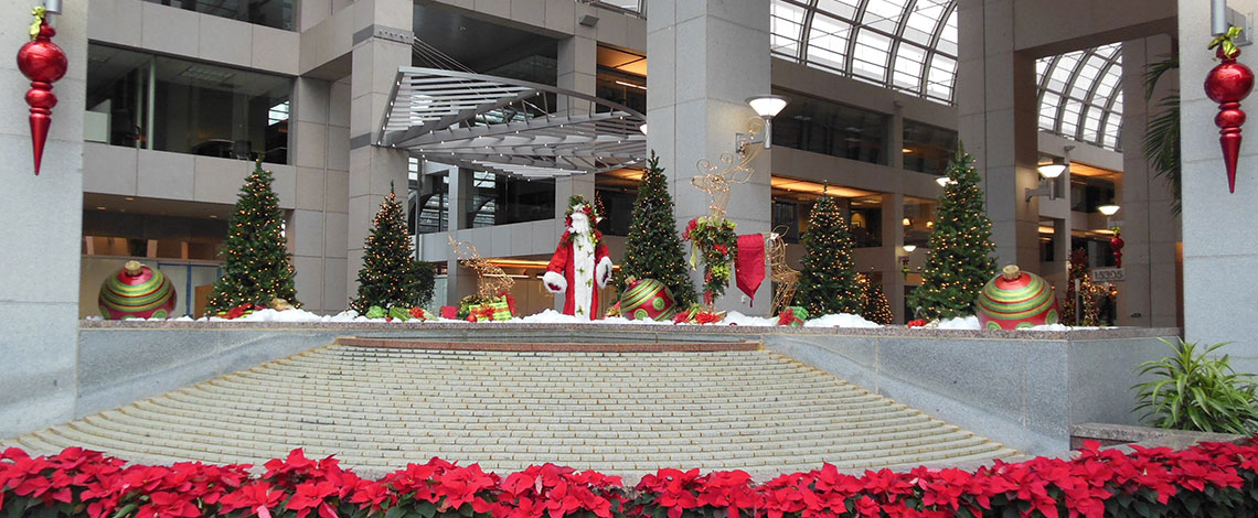 Holiday Display by Landscape and Floral Group
